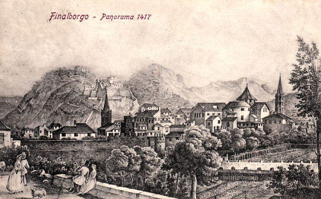 Disegno dell'Orsonlini intorno al 1840