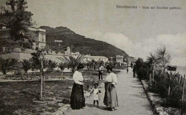 Il viale all'inizio del '900