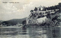 Un mare calmissimo davanti al Castelletto